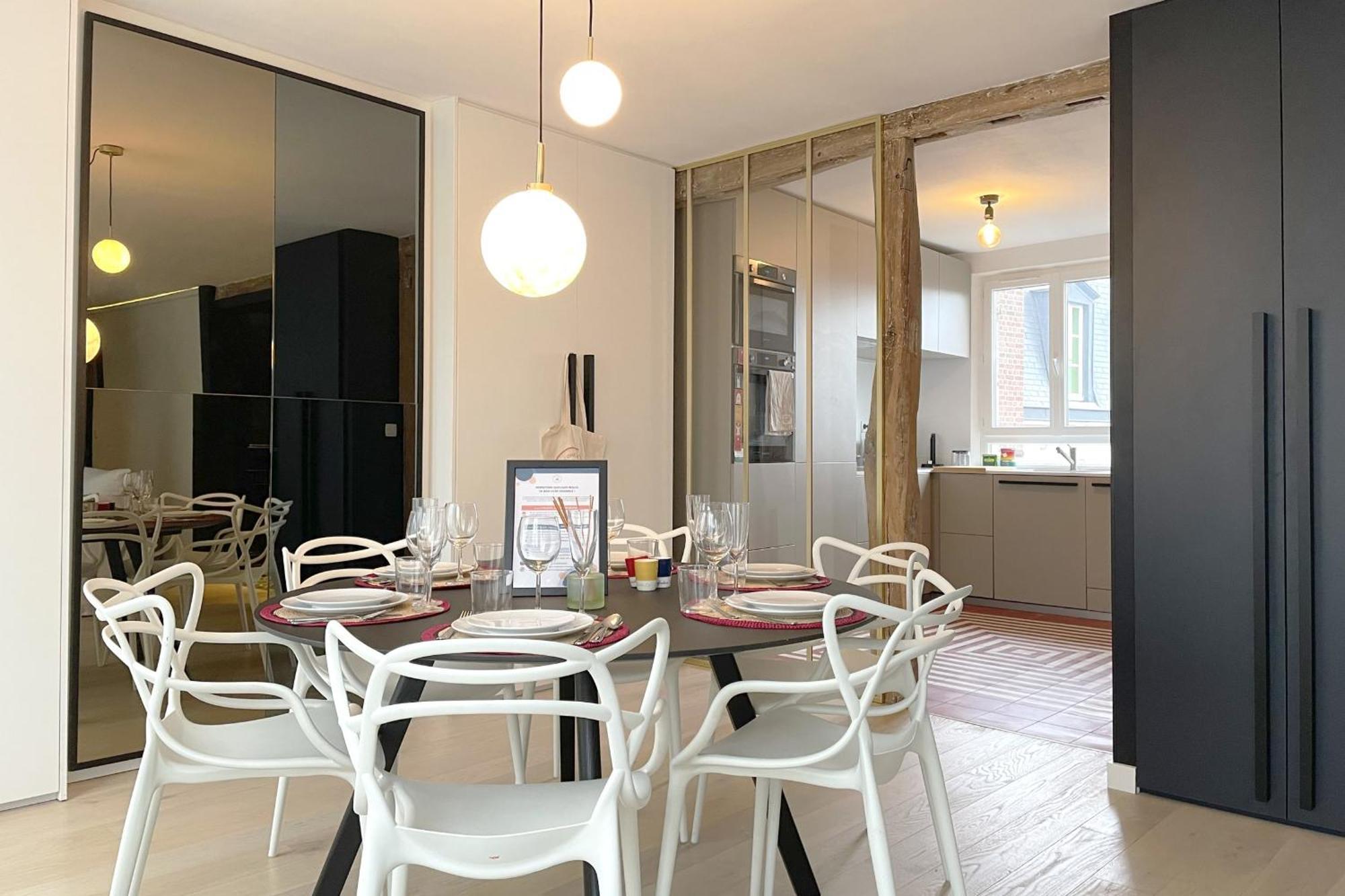 Apartament Charme Et Elegance - Coup De Coeur - Prox Gare Rouen Zewnętrze zdjęcie